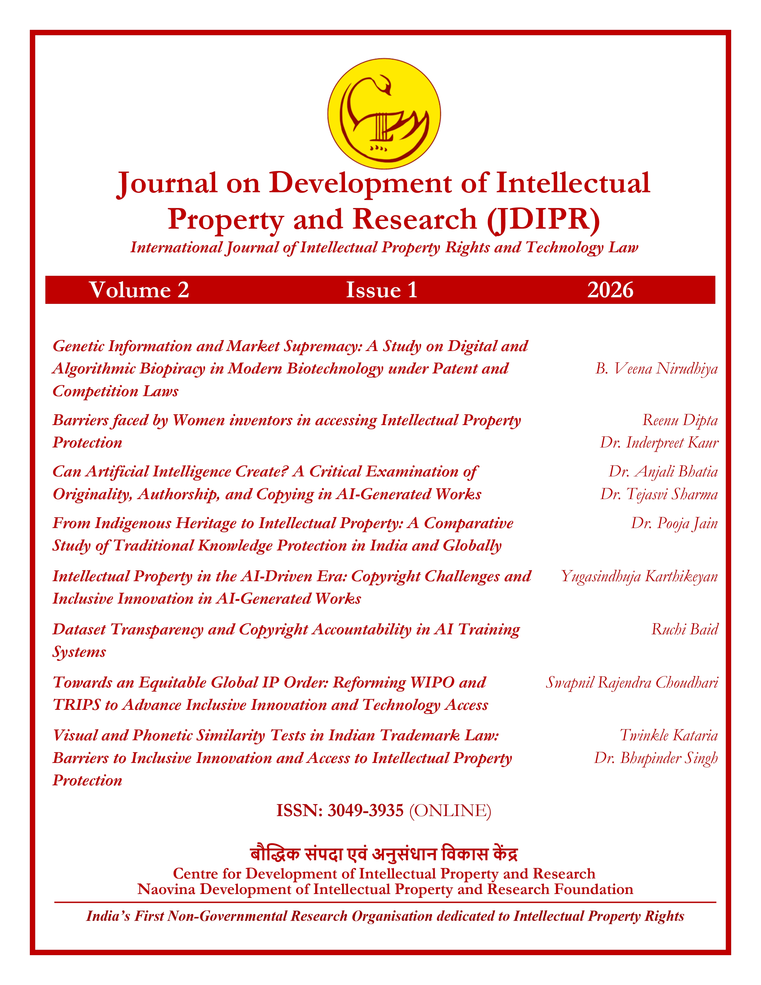 					View Vol. 2 No. 1 (2026): Special Issue (September 2026)
				